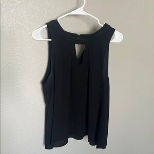 Xhilaration Black Keyhole Blouse